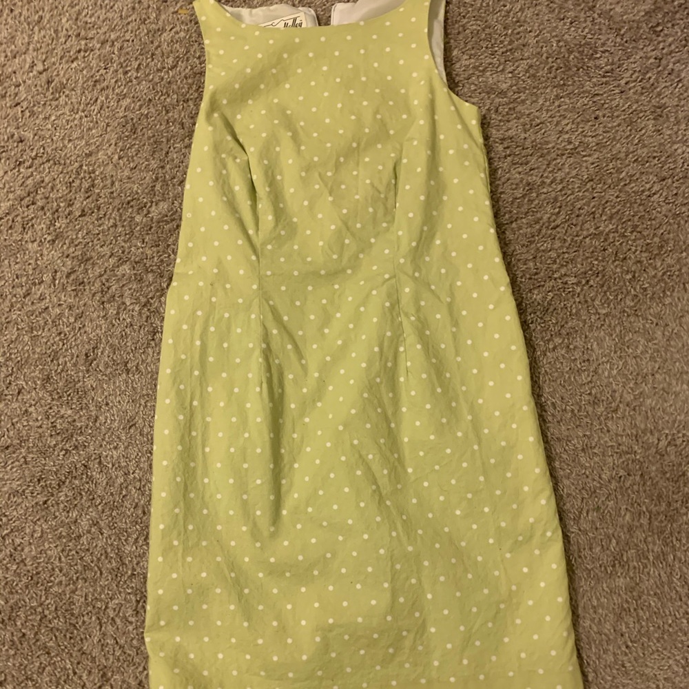 Victoria Holley green casual dress